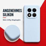 Xiaomi Redmi Note 15 Pro 4G Silicone Pro Silikon Hülle Wolkenblau – Detailansicht 1