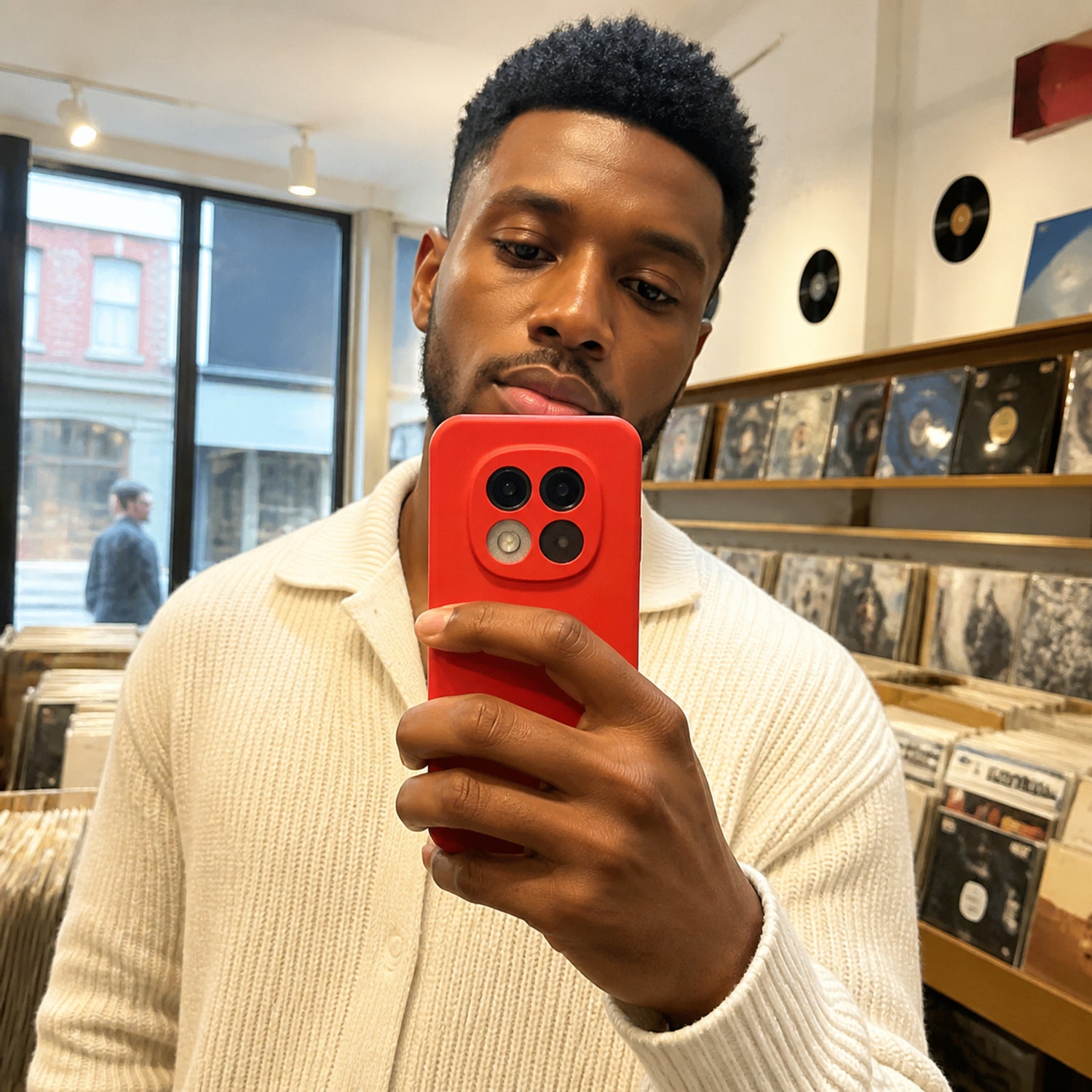 Xiaomi Redmi Note 15 Pro 5G Silicone Pro Silikon Hülle Rot – Detailansicht 6