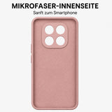 Xiaomi Redmi Note 15 Pro+ 5G Silicone Pro Silikon Hülle Altrosa – Detailansicht 4