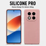 Xiaomi Redmi Note 15 Pro+ 5G Silicone Pro Silikon Hülle Altrosa – Detailansicht 5