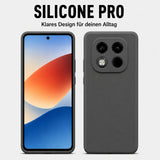 Xiaomi Redmi Note 15 Pro+ 5G Silicone Pro Silikon Hülle Anthrazit – Detailansicht 5
