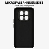Xiaomi Redmi Note 15 Pro+ 5G Silicone Pro Silikon Hülle Schwarz – Detailansicht 4
