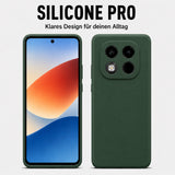 Xiaomi Redmi Note 15 Pro+ 5G Silicone Pro Silikon Hülle Tannengrün – Detailansicht 5