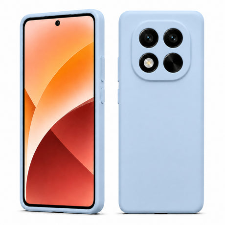 Xiaomi Redmi Note 15 Pro+ 5G Silicone Pro Silikon Hülle in Wolkenblau – Produktansicht