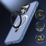 Funktionale und schützende MagSafe Hülle für iPhone 13 / 14 in Blau