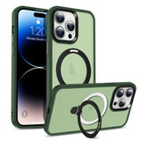 Funktionale und schützende MagSafe Hülle für iPhone 13 Pro Max in Grün