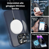 Funktionale und schützende MagSafe Hülle für iPhone 15 Pro Max in Dunkelblau