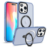 Funktionale und schützende MagSafe Hülle für iPhone 16 Pro Max in Blau