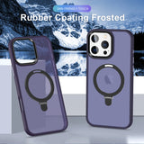 Funktionale und schützende MagSafe Hülle für iPhone 16 Pro Max in Violett