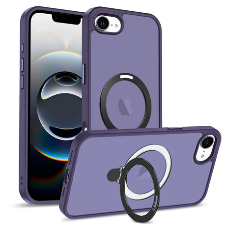 Funktionale und schützende MagSafe Hülle für Apple iPhone 16e in Violett