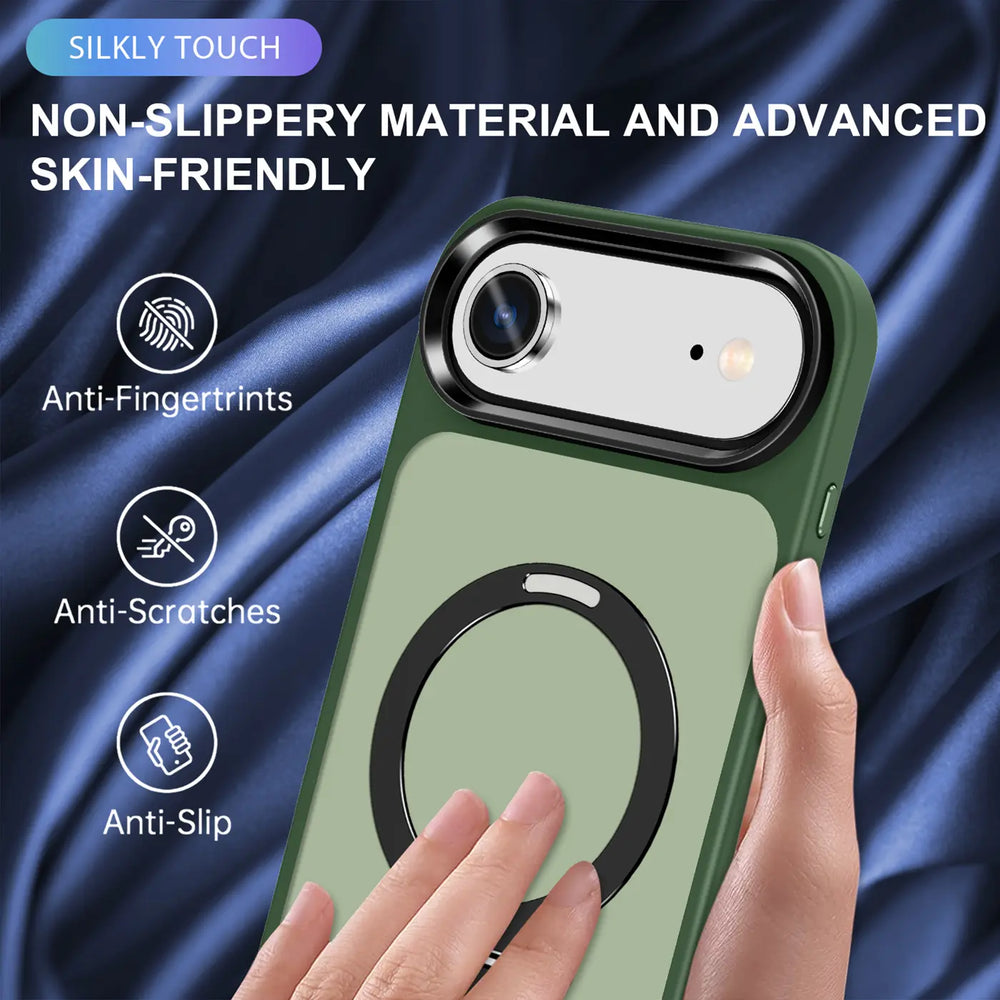 Funktionale und schützende MagSafe Hülle für iPhone 17 Air in Grün