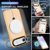 Funktionale und schützende MagSafe Hülle für iPhone 17 Air in Orange