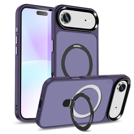 Funktionale und schützende MagSafe Hülle für iPhone 17 Air in Lila