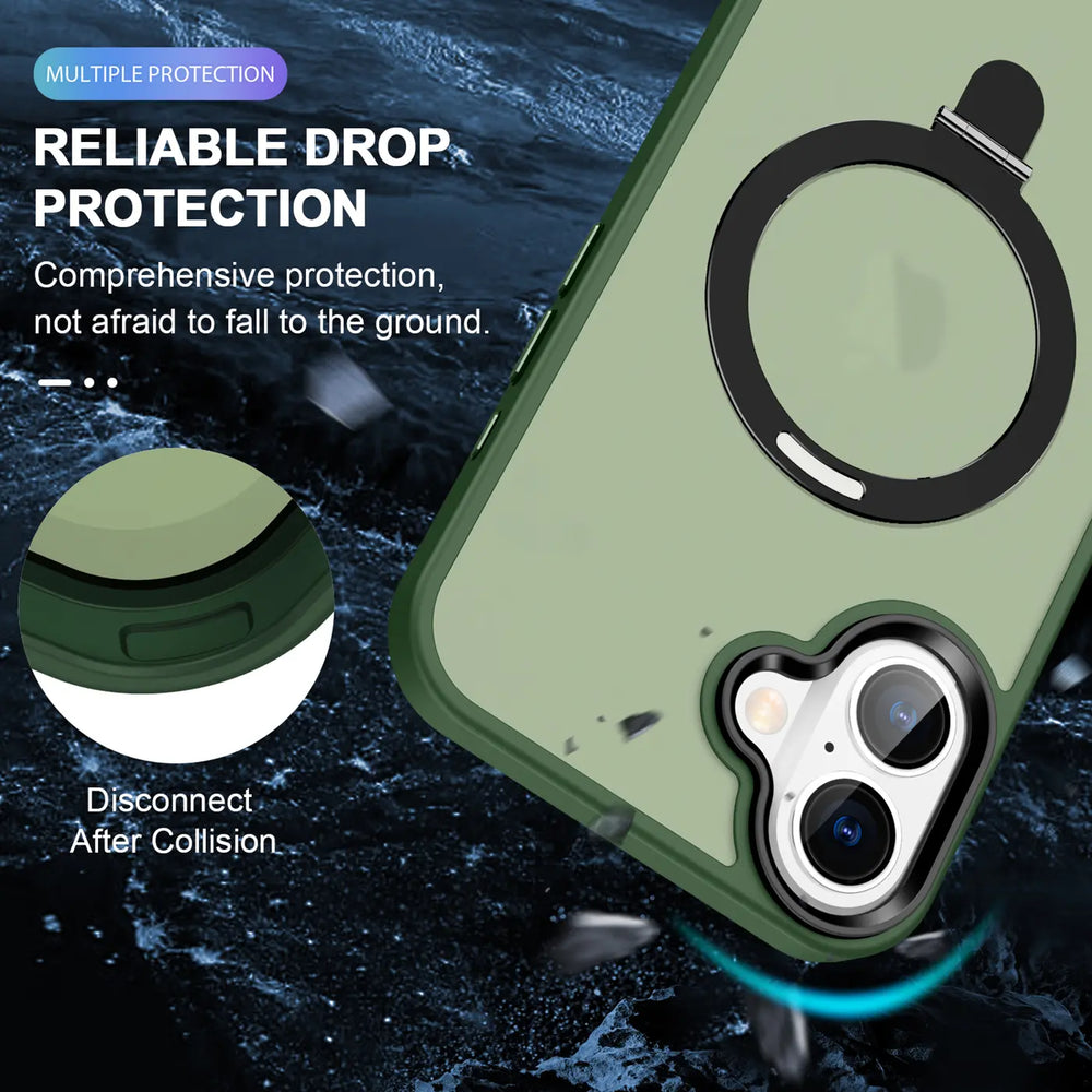 Funktionale und schützende MagSafe Hülle für iPhone 17 in Grün