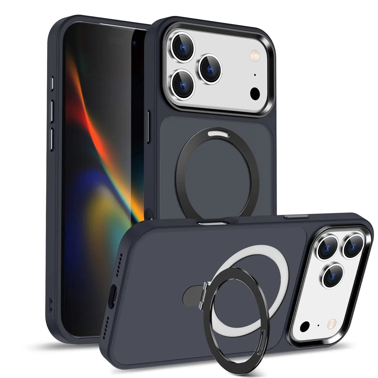 Funktionale und schützende MagSafe Hülle für iPhone 17 Pro Max in Dunkelblau