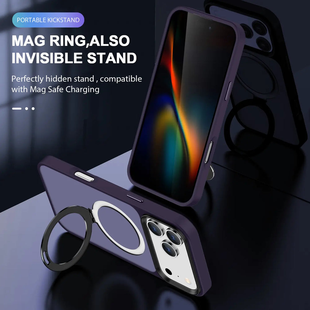 Funktionale und schützende MagSafe Hülle für iPhone 17 Pro Max in Lila