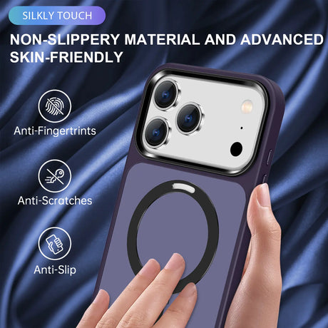 Funktionale und schützende MagSafe Hülle für iPhone 17 Pro Max in Lila