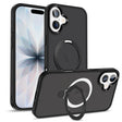 Funktionale und schützende MagSafe Hülle für iPhone 17 in Schwarz