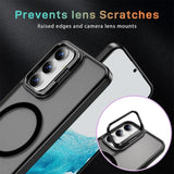 Funktionale und schützende MagSafe Hülle für Samsung Galaxy S24 Plus in Schwarz