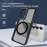 Funktionale und schützende MagSafe Hülle für Samsung Galaxy S24 Plus in Schwarz