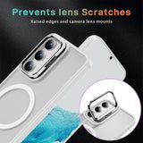 Funktionale und schützende MagSafe Hülle für Samsung Galaxy S24 Plus in Transparent