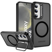 Funktionale und schützende MagSafe Hülle für Samsung Galaxy S24 in Schwarz