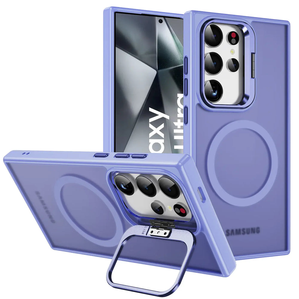 Funktionale und schützende MagSafe Hülle für Samsung Galaxy S24 Ultra in Lavendel