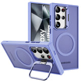 Funktionale und schützende MagSafe Hülle für Samsung Galaxy S24 Ultra in Lavendel