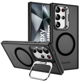 Funktionale und schützende MagSafe Hülle für Samsung Galaxy S24 Ultra in Schwarz