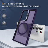 Funktionale und schützende MagSafe Hülle für Samsung Galaxy S24 Ultra in Violett