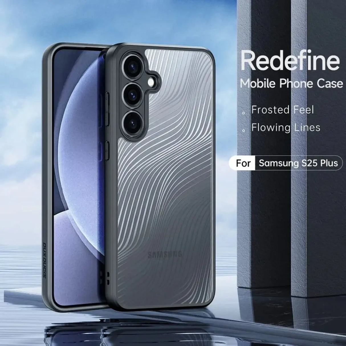 Dux Ducis Aimo Schutzhülle für Samsung Galaxy S25 Plus – Elegantes Wellenmuster und schützendes Design