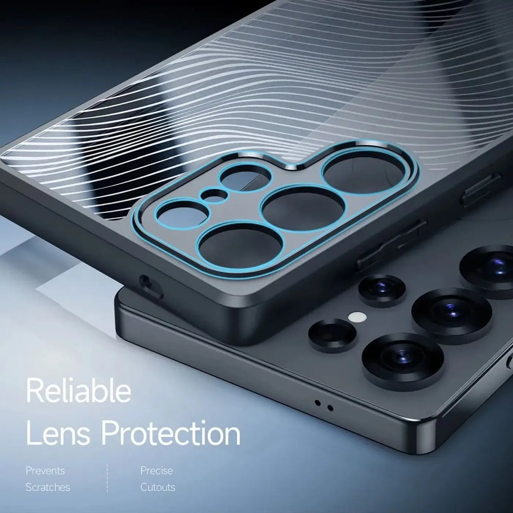 Dux Ducis Aimo Schutzhülle für Samsung Galaxy S25 Ultra – Elegantes Wellenmuster und schützendes Design