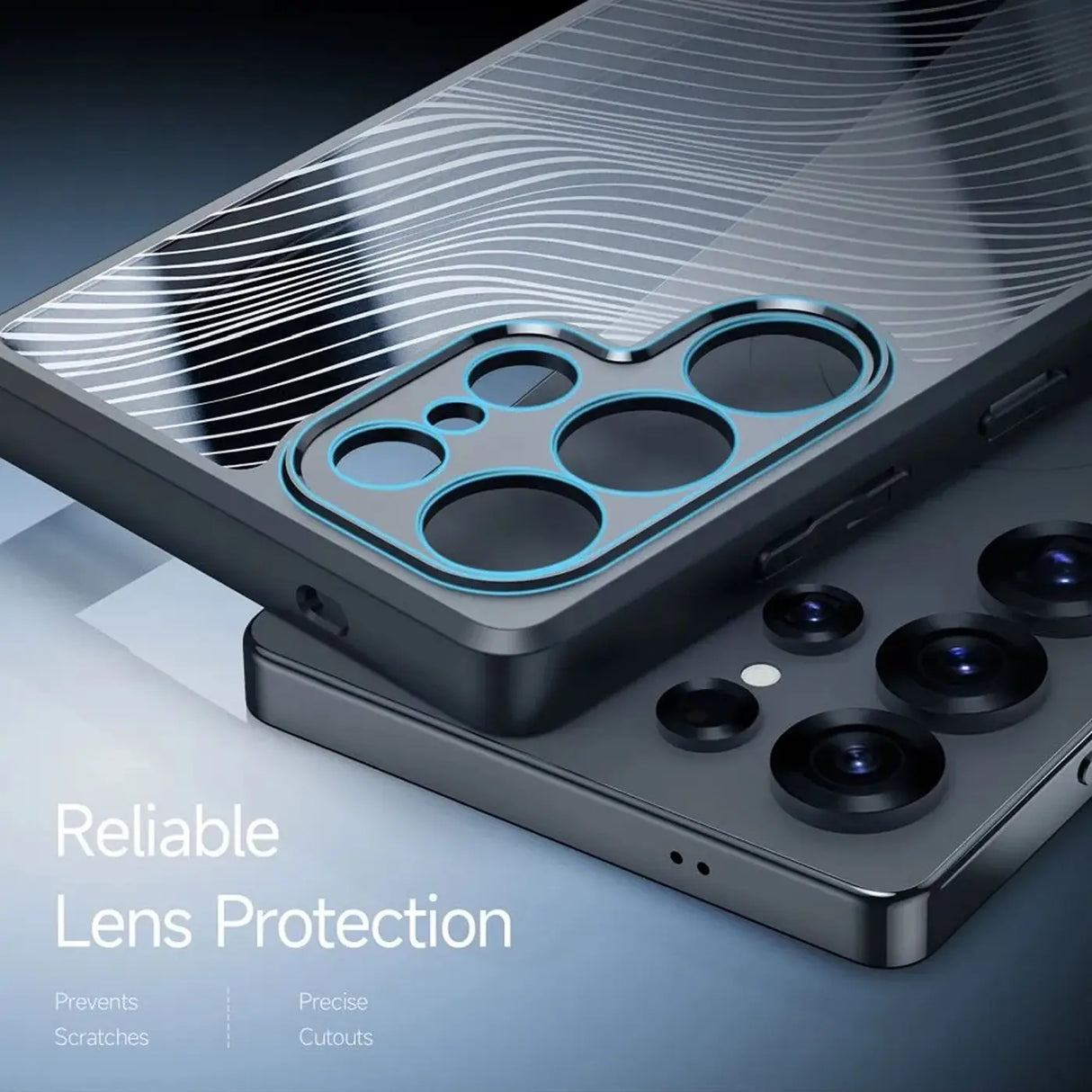 Dux Ducis Aimo Schutzhülle für Samsung Galaxy S25 Ultra – Elegantes Wellenmuster und schützendes Design