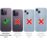 Stoßfeste und stylische robuste Handyhülle für iPhone 14 Pro Max