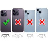 Stoßfeste und stylische robuste Handyhülle für iPhone 14 Pro