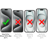 Stoßfeste und stylische robuste Handyhülle für iPhone 15 Pro Max