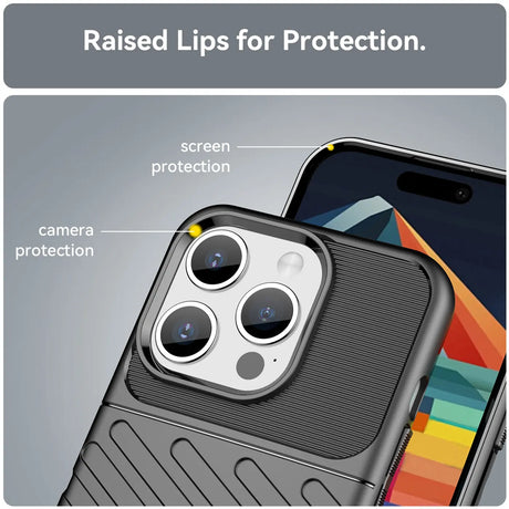 Stoßfeste und stylische robuste Handyhülle für iPhone 15 Pro