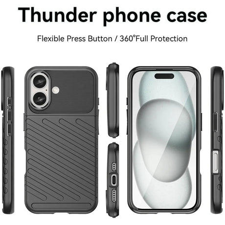 Stoßfeste und stylische robuste Handyhülle für iPhone 16 Plus