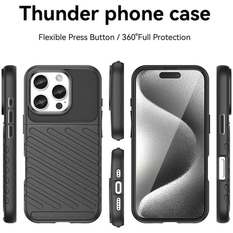 Stoßfeste und stylische robuste Handyhülle für iPhone 16 Pro