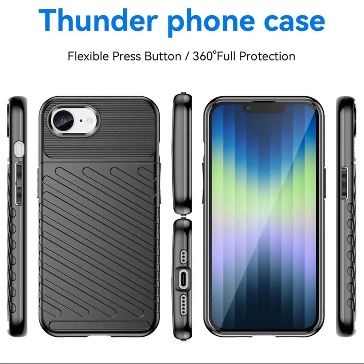 Stoßfeste und stylische robuste Handyhülle für Apple iPhone 16e