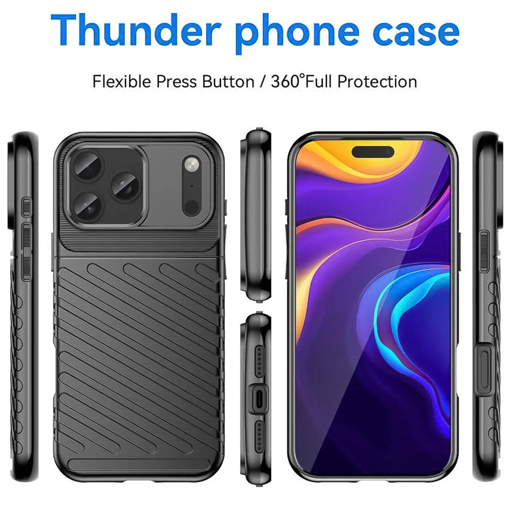 Stoßfeste und stylische robuste Handyhülle für iPhone 17 Pro