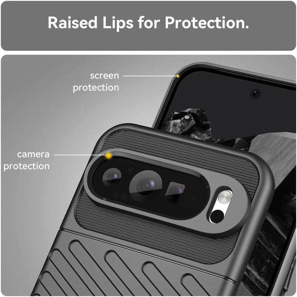 Stoßfeste und stylische robuste Handyhülle für Google Pixel 9 Pro