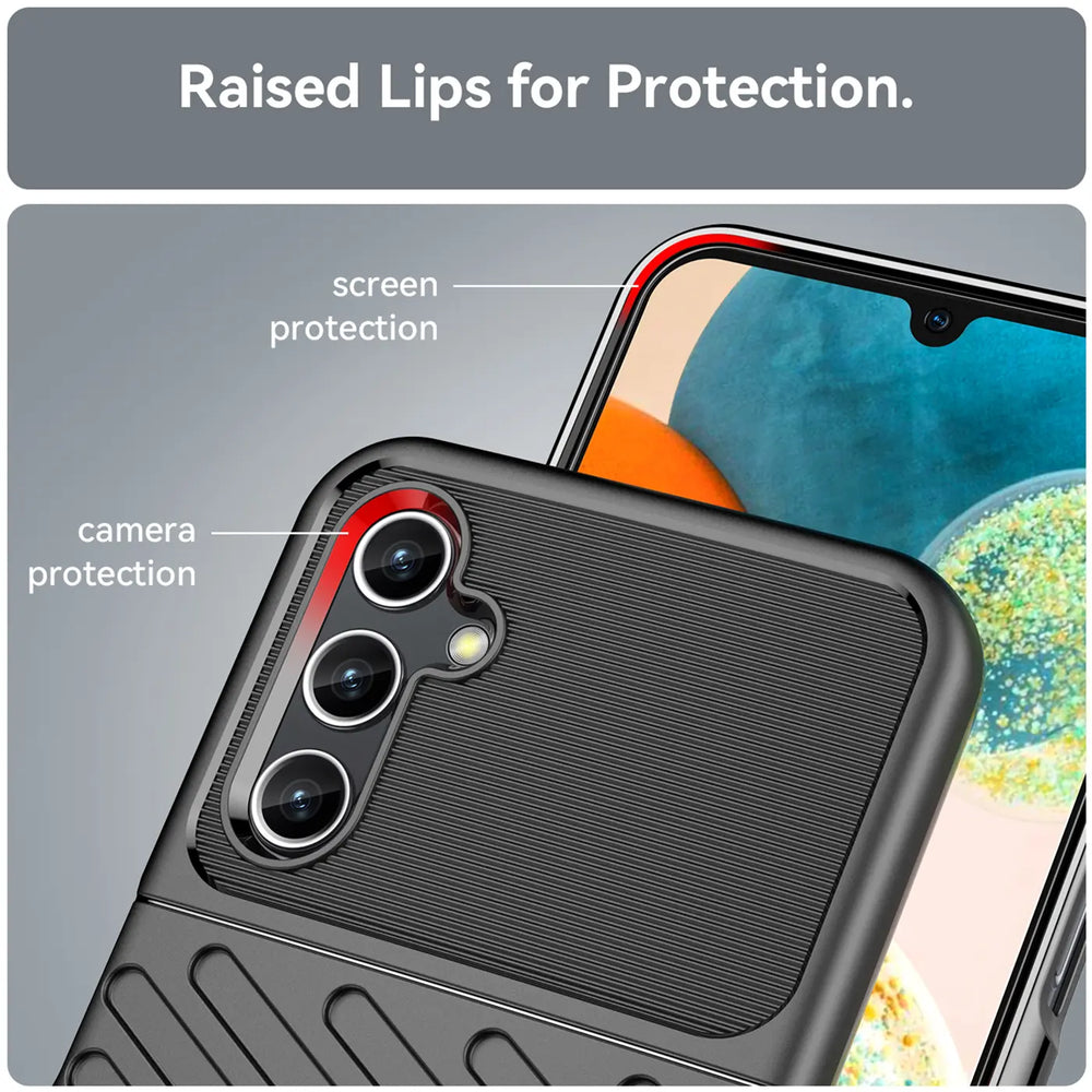 Stoßfeste und stylische robuste Handyhülle für Samsung Galaxy A14 4G / 5G