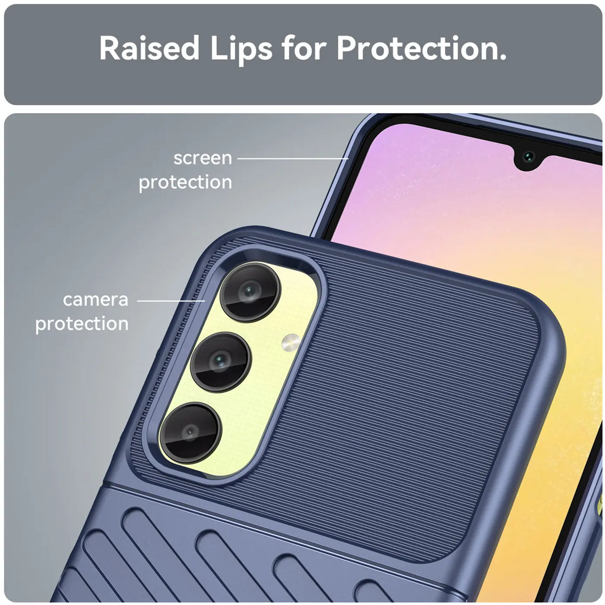 Stoßfeste und stylische robuste Handyhülle für Samsung Galaxy A25 5G