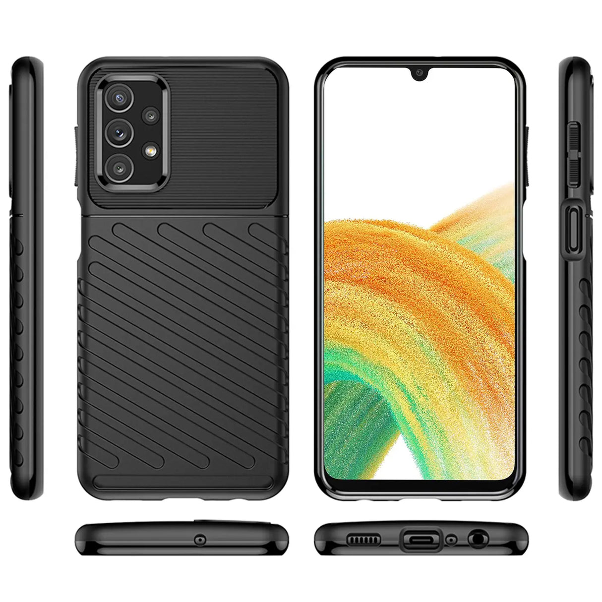 Stoßfeste und stylische robuste Handyhülle für Samsung Galaxy A33 5G