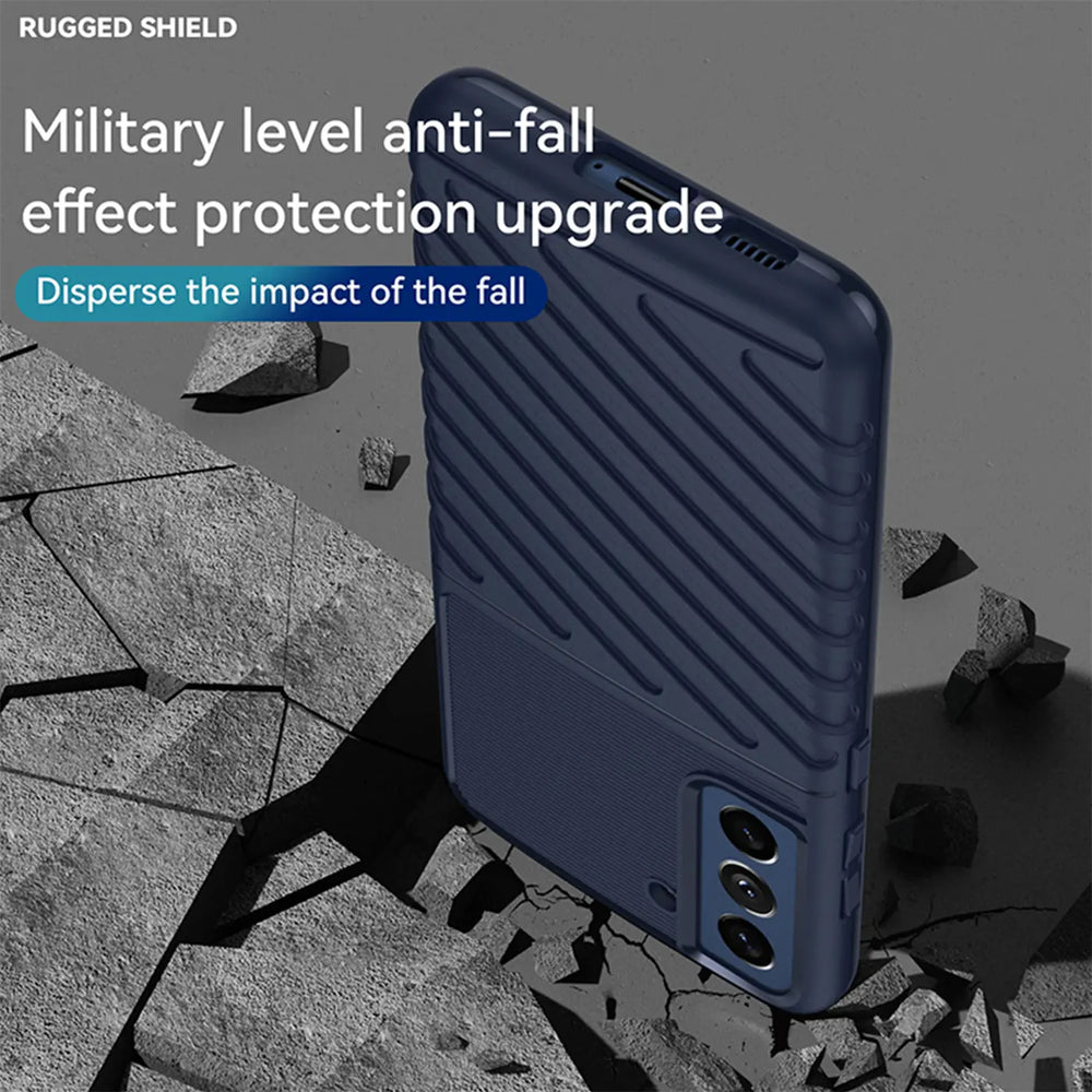 Stoßfeste und stylische robuste Handyhülle für Samsung Galaxy S21 FE