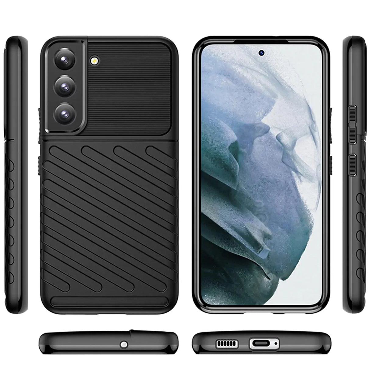 Stoßfeste und stylische robuste Handyhülle für Samsung Galaxy S22