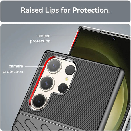 Stoßfeste und stylische robuste Handyhülle für Samsung Galaxy S23 Ultra