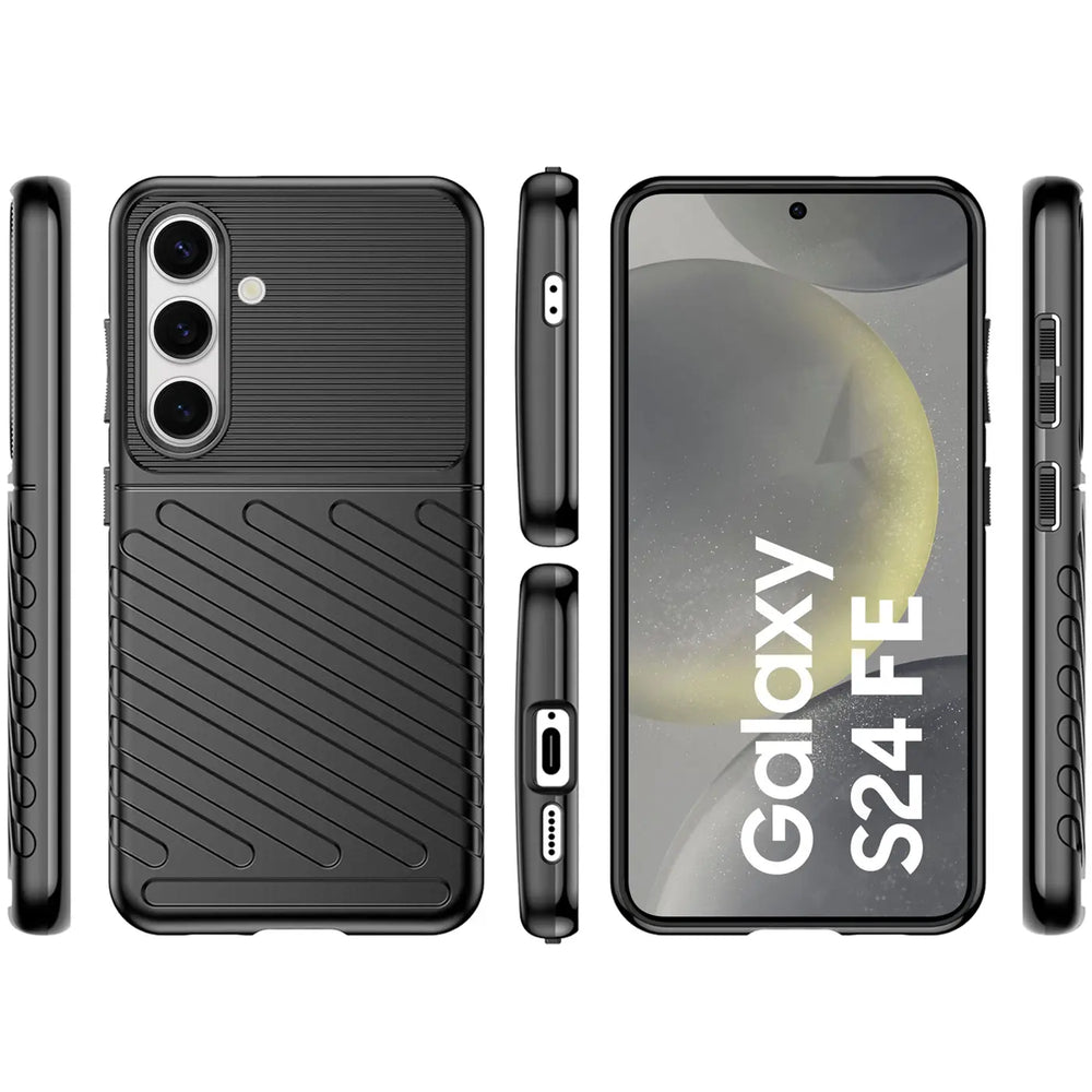 Stoßfeste und stylische robuste Handyhülle für Samsung Galaxy S24 FE