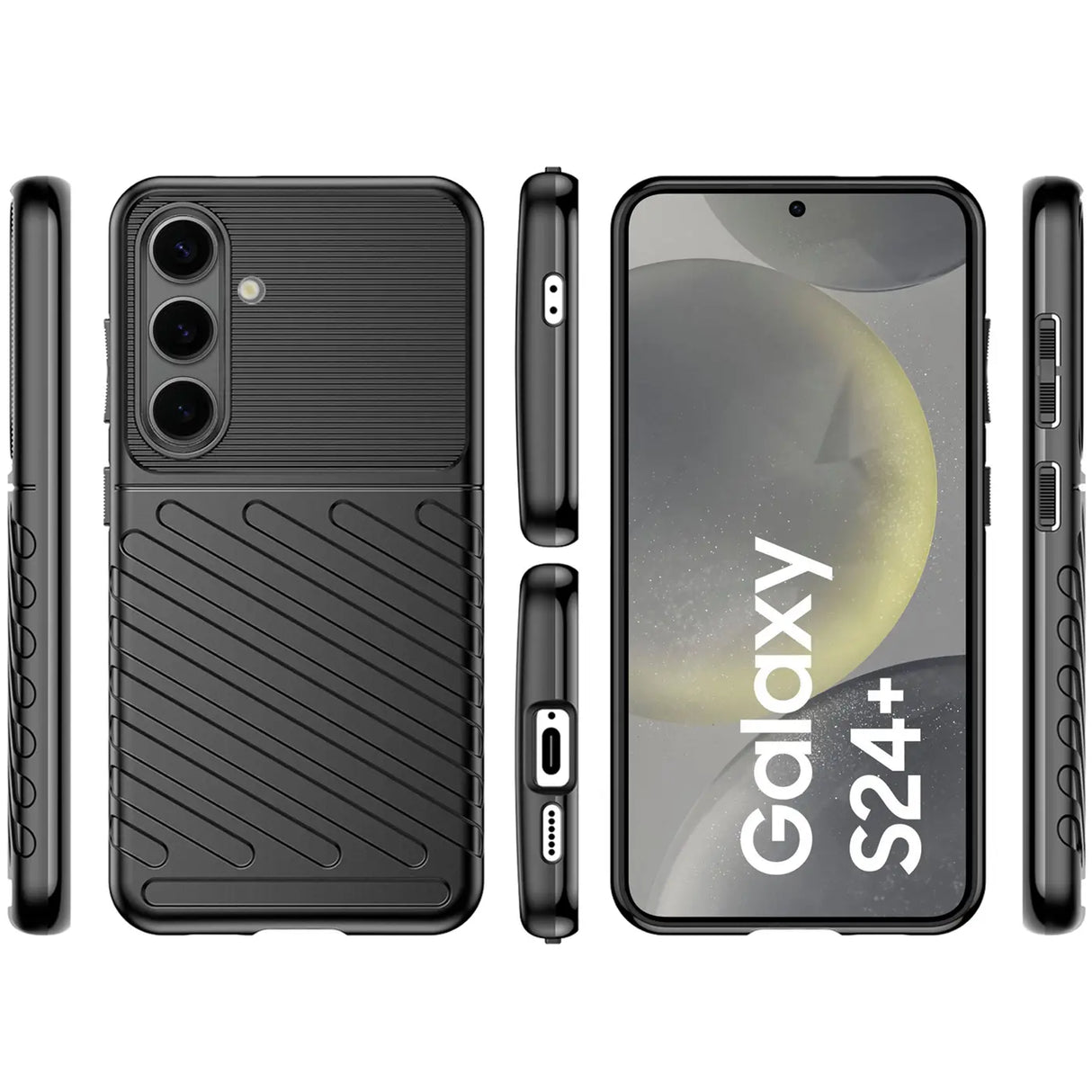 Stoßfeste und stylische robuste Handyhülle für Samsung Galaxy S24 Plus